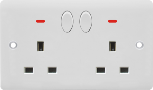 Switch Socket Outlet 3P13A Neon Twin KLIK