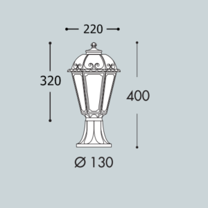 Fumagalli Mirkolot Saba Lantern E27