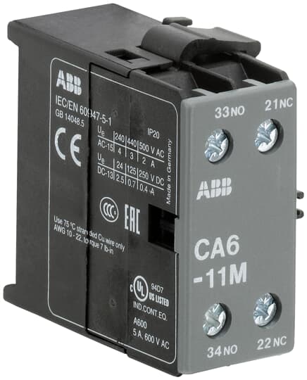ABB Auxiliary Side Contact